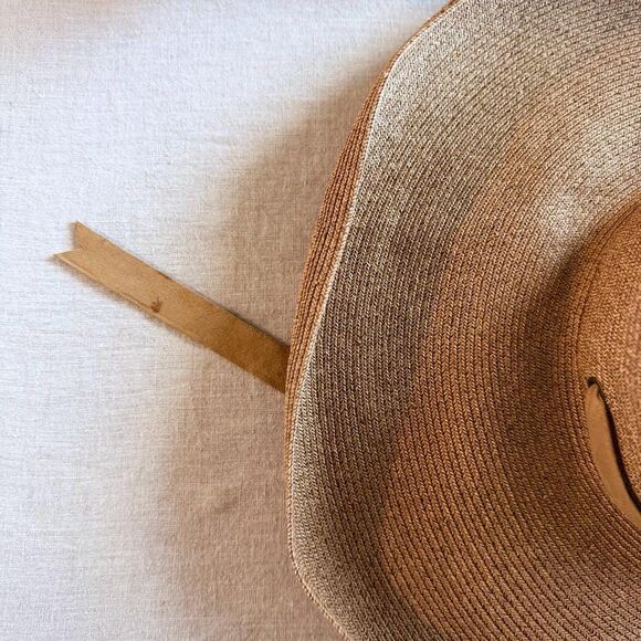 Patricia Underwood x Ralph Lauren Collection Wide Brim Straw Hat Wheat | M-L